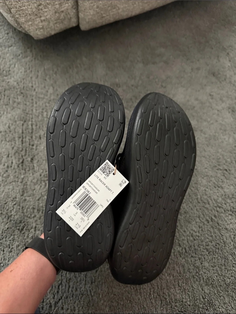 adidas kids slip on sneaker 3.5 new in box